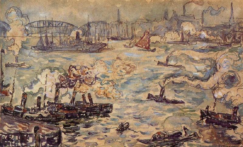 Paul Signac Rotterdam oil painting picture